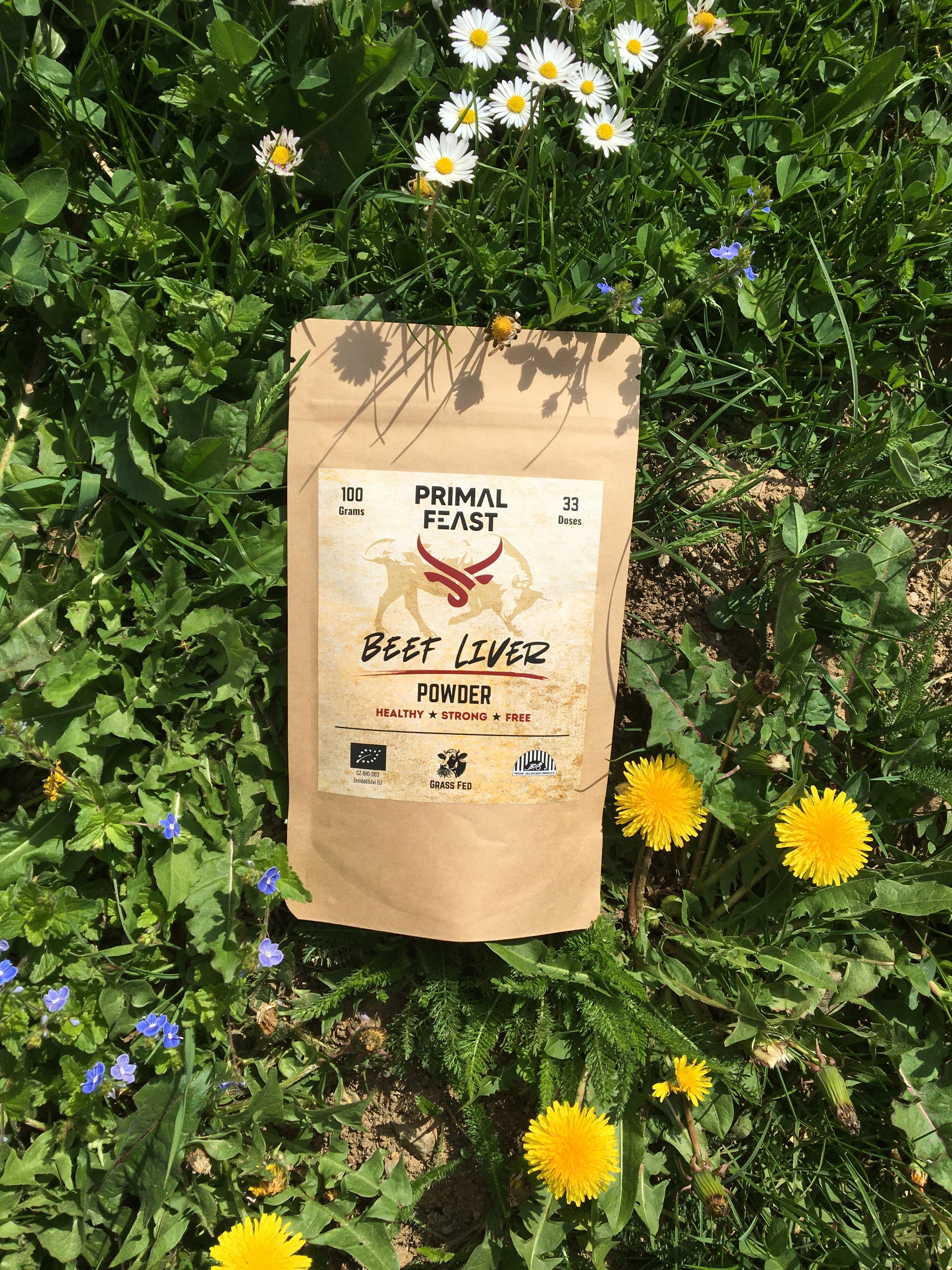 Beef Liver Powder - Bio Hovězí Játra Sušená Mrazem, Prášek 100 g