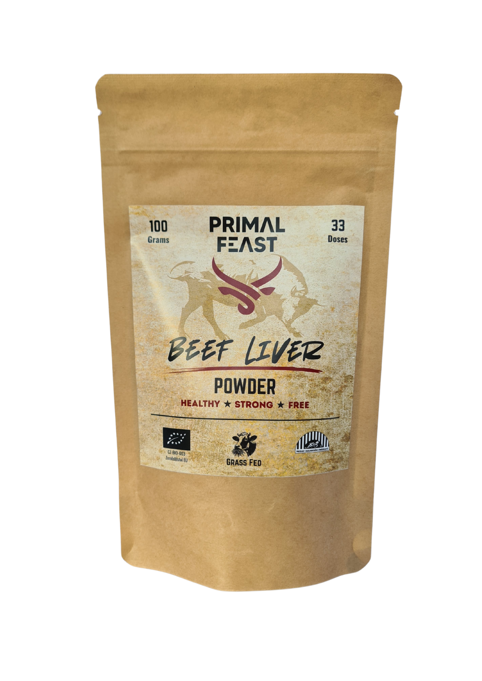 Beef Liver Powder - Bio Hovězí Játra Sušená Mrazem, Prášek 100 g