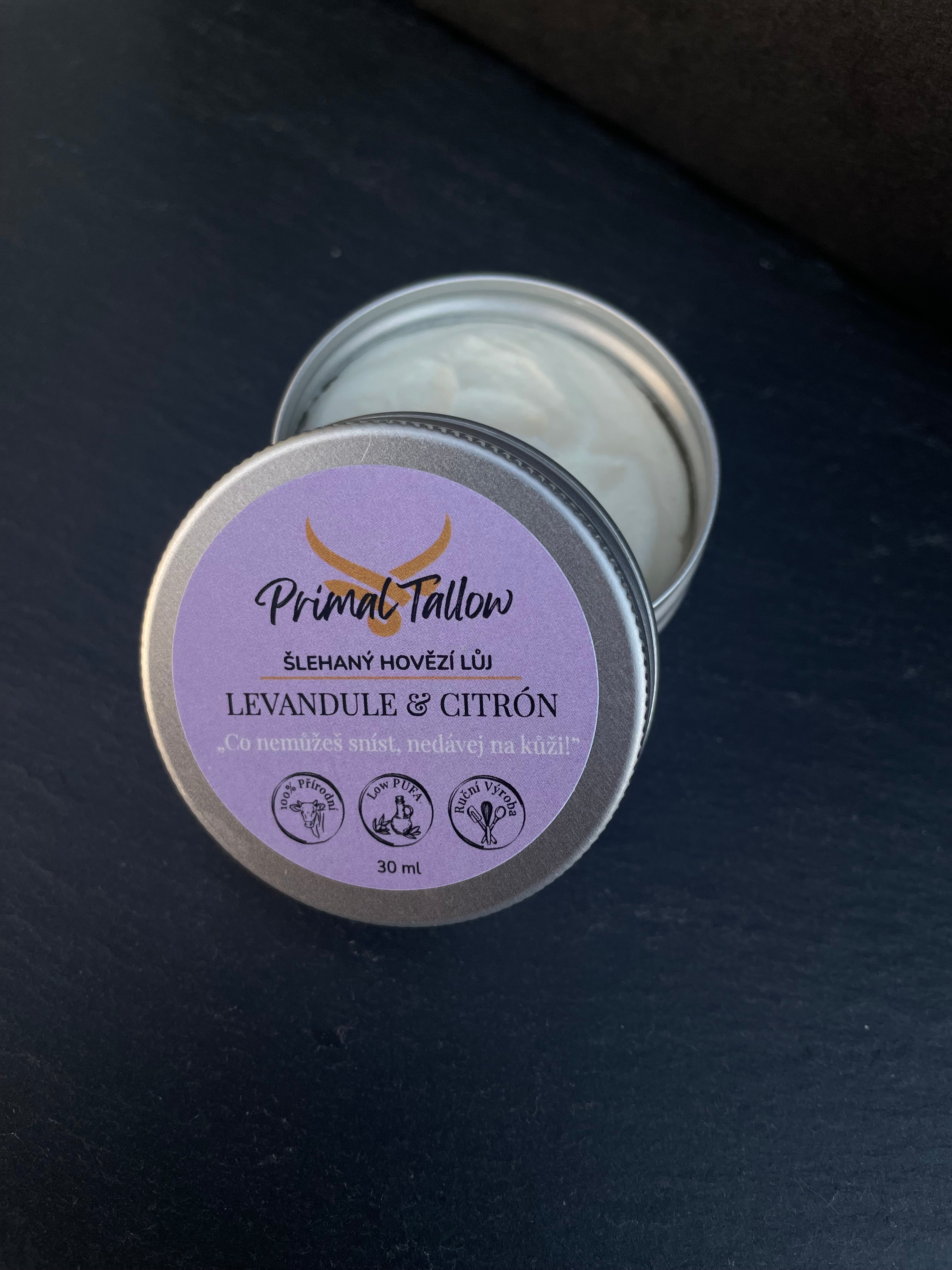 Šlehaný Lůj LEVANDULE & CITRÓN