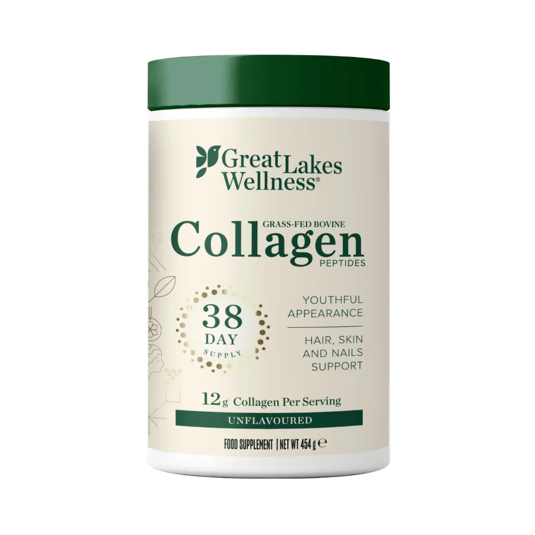 Grass-Fed Hovězí Kolagen, Great Lakes Wellness, 454 g