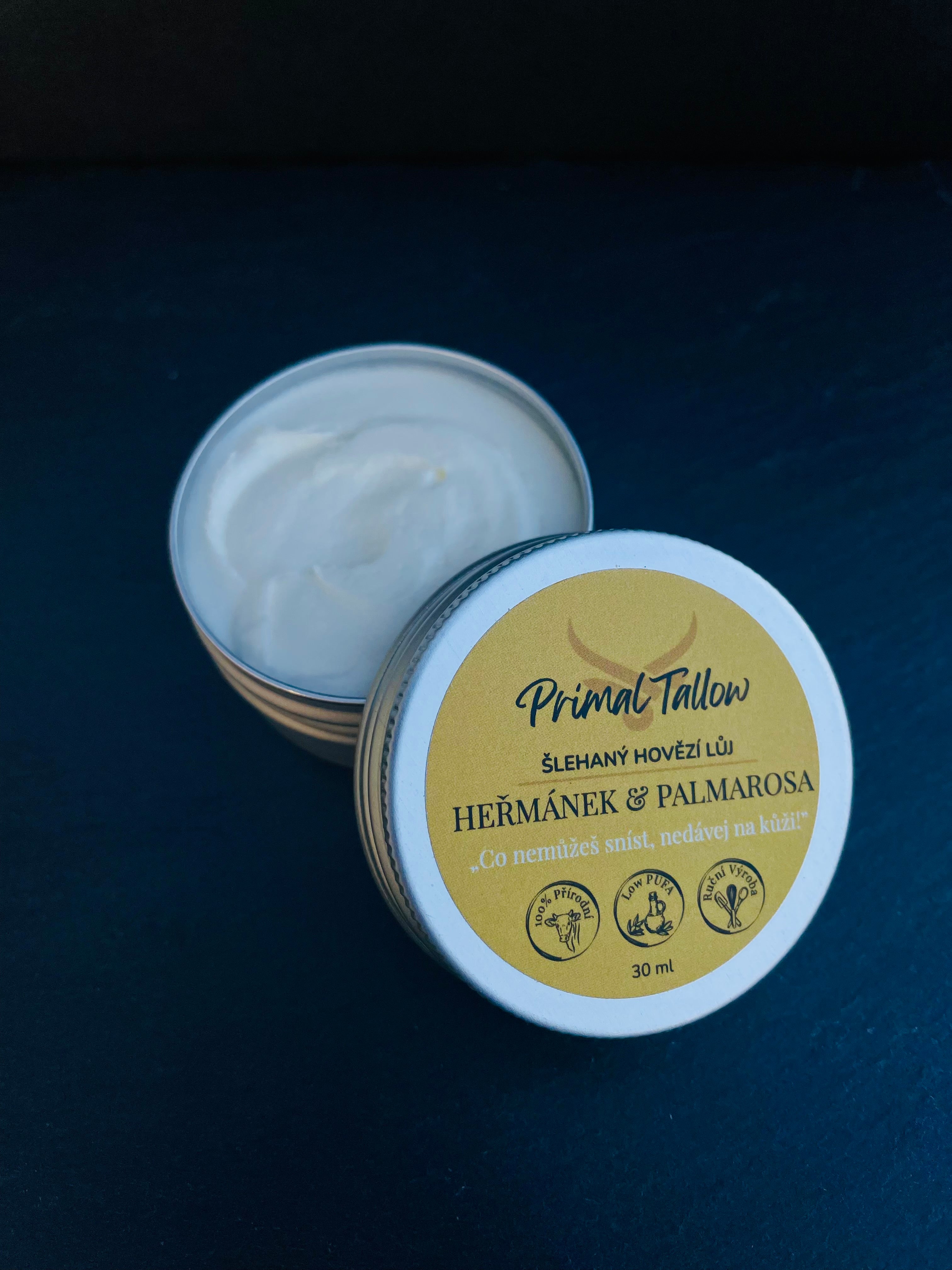 Šlehaný Lůj HEŘMÁNEK & PALMAROSA
