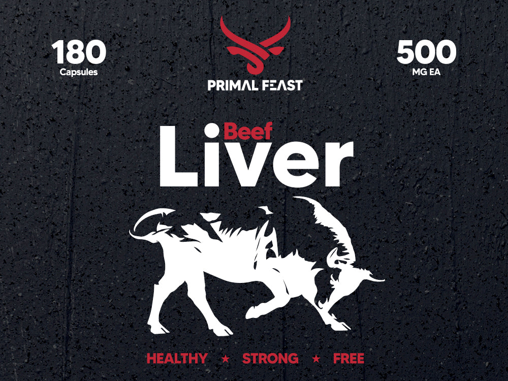 BEEF LIVER - Bio Hovězí játra sušená mrazem, 180 kapslí