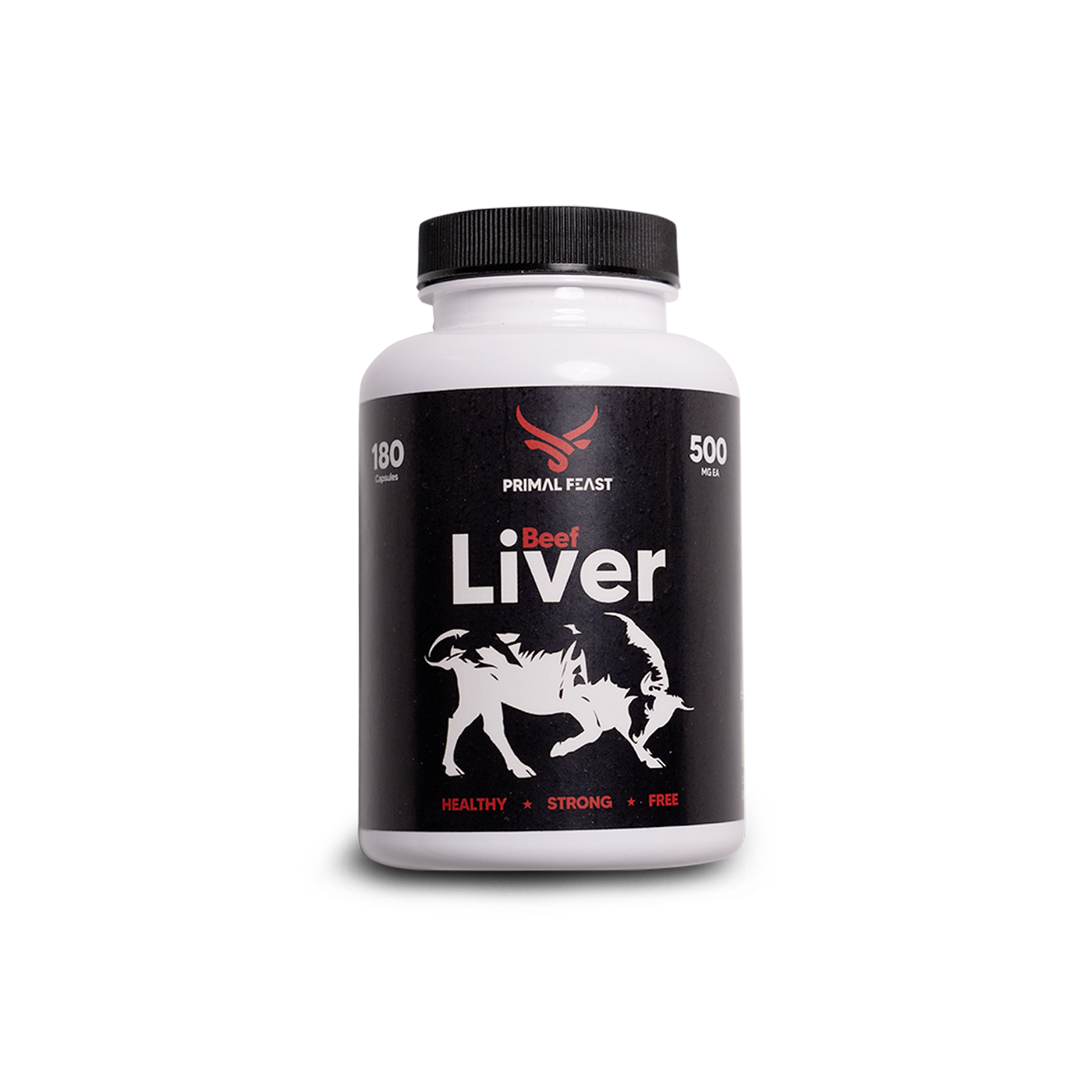 BEEF LIVER - Bio Hovězí játra sušená mrazem, 180 kapslí